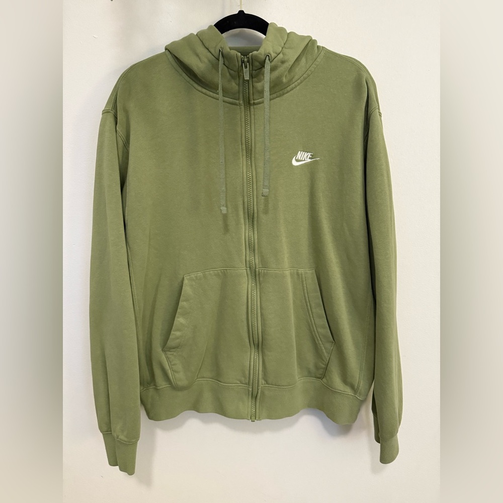 Nike Sage Green Full-Zip Hoodie